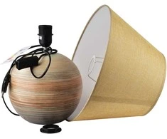 Mondex Since 1986 LETI Pilkas Lampa stołowa 22x35x45cm