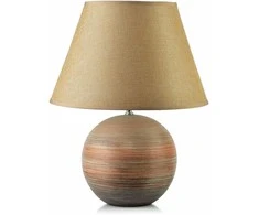 Mondex Since 1986 LETI Pilkas Lampa stołowa 22x35x45cm