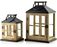 Mondex Since 1986 LEVI Komplet 2 latarni 24x18x36/17x13x25cm