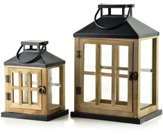 Mondex Since 1986 LEVI Komplet 2 latarni 24x18x36/17x13x25cm