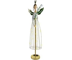Mondex Since 1986 LYDIA Figura wróżka metalo sp. LED 23x13x80,5CM łańcuch świetlny na bat. 2xAA