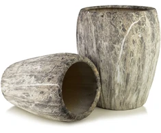 Mondex Since 1986 NEVA Komplet 2 osłonek ceramicznych 41x41x46cm 30x30x42,5cm