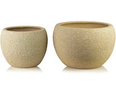 Mondex Since 1986 NEVA Komplet 2 osłonek ceramicznych 51x51x35cm 38x38x30cm