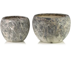 Mondex Since 1986 NEVA Komplet 2 osłonek ceramicznych 51x51x35cm 38x38x30cm