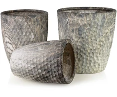 Mondex Since 1986 NEVA Komplet 3 osłonek ceramicznych 39x39x42cm 32x32x38,5cm 26x26x35cm