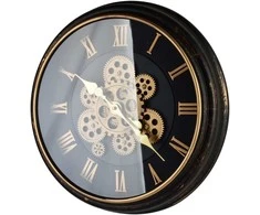 Home Styling Collection Mondex Since 1986 RAMSEY laikrodis 45cm su judančiu mechanizmu 45x45x8cm