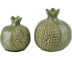 Mondex Since 1986 SAGGIO Figura Granat 12x12x13cm žalia