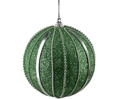 Mondex Since 1986 SANTA LILA Bombka 10cm zdobiona styropianowa