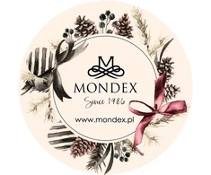 Mondex Since 1986 SANTA LILA Bombka 10cm zdobiona styropianowa