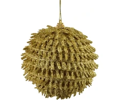 Mondex Since 1986 SANTA LILA Bombka 10cm zdobiona styropianowa