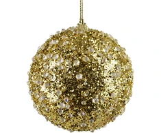 Mondex Since 1986 SANTA LILA Bombka 10cm zdobiona styropianowa