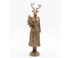 Mondex Since 1986 SANTA LILA Briedžio figūrėlė mergina 10,5x10x41 cm