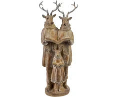 Mondex Since 1986 SANTA LILA Briedžių šeimos figūrėlė 15x11x42 cm