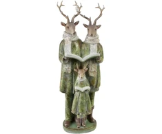 Mondex Since 1986 SANTA LILA Briedžių šeimos figūrėlė 15x11x42 cm