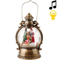 Mondex Since 1986 SANTA LILA Dekoracja świąteczna LED 12x12x21cm