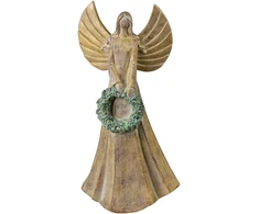 Mondex Since 1986 SANTA LILA Figura Anioł LED 16,5x11x31,5cm