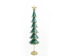 Mondex Since 1986 SANTA LILA figura choinka metalo sp. 29x18x124cm