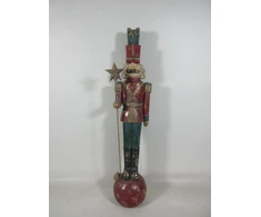 Mondex Since 1986 SANTA LILA Figura dziadek 14x12,5x65cm