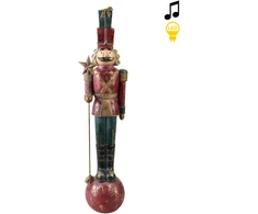 Mondex Since 1986 SANTA LILA Figura dziadek 14x12,5x65cm