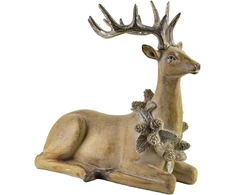 Mondex Since 1986 SANTA LILA Figura Jeleń 30,5x15,5x28,5 cm