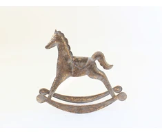 Mondex Since 1986 SANTA LILA Figura Konik na biegunach 31,5x8,5x29cm