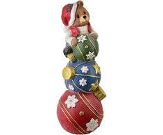 Mondex Since 1986 SANTA LILA Figura Meškiukas LED 24,5x24,5x65cm