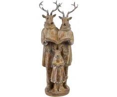Mondex Since 1986 SANTA LILA Figura łosie rodzina 15x11x42cm
