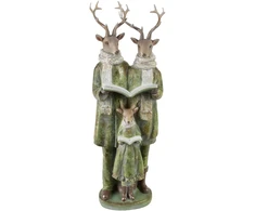 Mondex Since 1986 SANTA LILA Figura łosie rodzina 15x11x42cm
