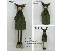 Mondex Since 1986 SANTA LILA Figura pluszowa Dziewczynka 22x19x67/103cm teleskopowa