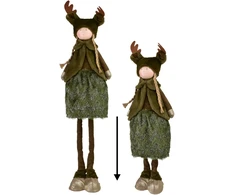 Mondex Since 1986 SANTA LILA Figura pluszowa Dziewczynka 22x19x67/103cm teleskopowa