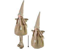 Mondex Since 1986 SANTA LILA Figura pluszowa Anioł Dziewczynka 20x17x68/96cm teleskopowa