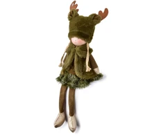Mondex Since 1986 SANTA LILA Figura pluszowa Dziewczyna 15x10x25/47cm siedząca