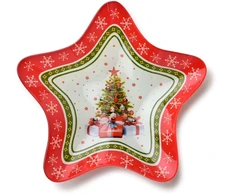 Mondex Since 1986 SANTA LILA Gvazdikėlių lėkštutė žvaigždutė 23x23x3,8 cm