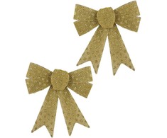 Mondex SANTA LILA 2 auksinių kaspinų rinkinys 15x15,5 cm