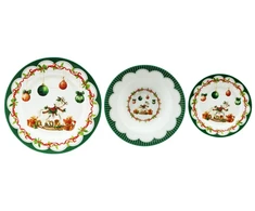 Mondex Since 1986 SANTA LILA Komplet 3 talerzy 22cm 300ml/ 19/27cm
