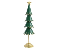 Mondex Since 1986 SANTA LILA Metalinė kalėdinė eglutės figūrėlė 23x18x88 cm