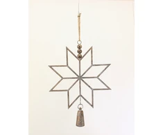 Mondex Since 1986 SANTA LILA Metalinis pakabukas žvaigždė 46,5x6,5x62 cm