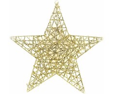 „Mondex Since 1986 SANTA LILA“ žvaigždės formos dekoracija, 45 x 6 cm, LED