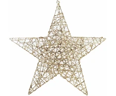 Mondex SANTA LILA žvaigždės formos dekoracija 60x8cm LED