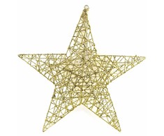Mondex SANTA LILA žvaigždės formos dekoracija 60x8cm LED