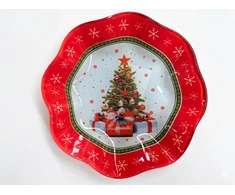 Mondex Since 1986 SANTA LILA Talerz dekoracyjny 23,3x23,3x4,5cm