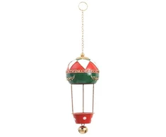 Mondex Since 1986 SANTA LILA Zawieszka balon dzwonek 16x38/68cm x łańcuszkiem