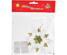 Mondex Since 1986 SANTA LILA Zawieszka Śnieżynka 11cm