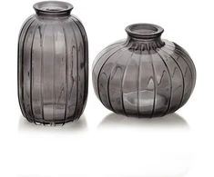 Mondex Since 1986 SERENITE vaza 11x9cm pilka