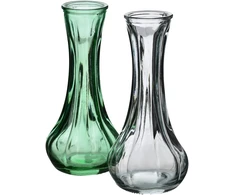 Mondex Since 1986 SERENITE Wazon 4x16,5cm na 1 kwiat permatomas stiklinis