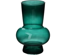 Mondex Since 1986 SERENITE Wazon 8,5x12x18cm žalia stiklinis