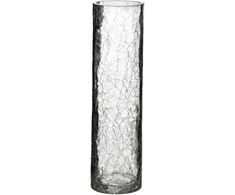 Mondex Since 1986 SERENITE Wazon cylinder 7x7x25cm popękane szkło