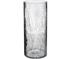 Mondex Since 1986 SERENITE Wazon cylinder 15x15x35cm popękane szkło