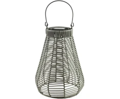 Mondex Since 1986 SOKKE Pilkas Lampion solarny 11,5x21x29/41cm