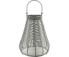 Mondex Since 1986 SOKKE Pilkas Lampion solarny 13x27x33/45cm